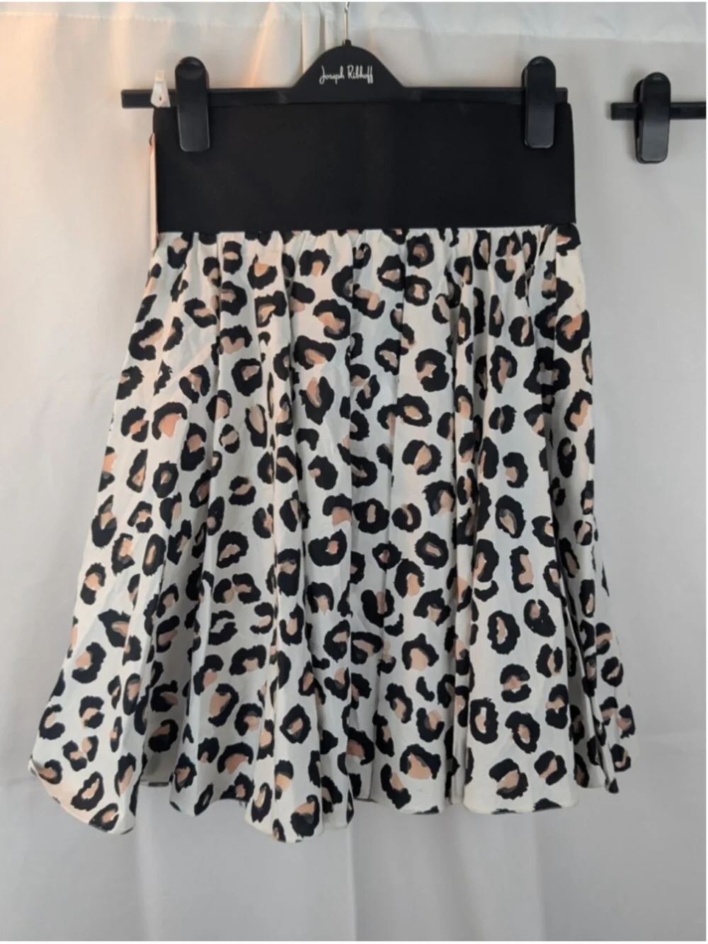 Alaïa White Leopard-Print Circle Skirt